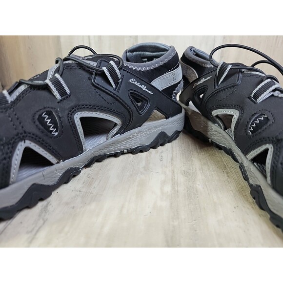Eddie Bauer Men’s Rainier Hiking Sandals Black Closed Toe Water Shoes Size 13 - Picture 9 of 10